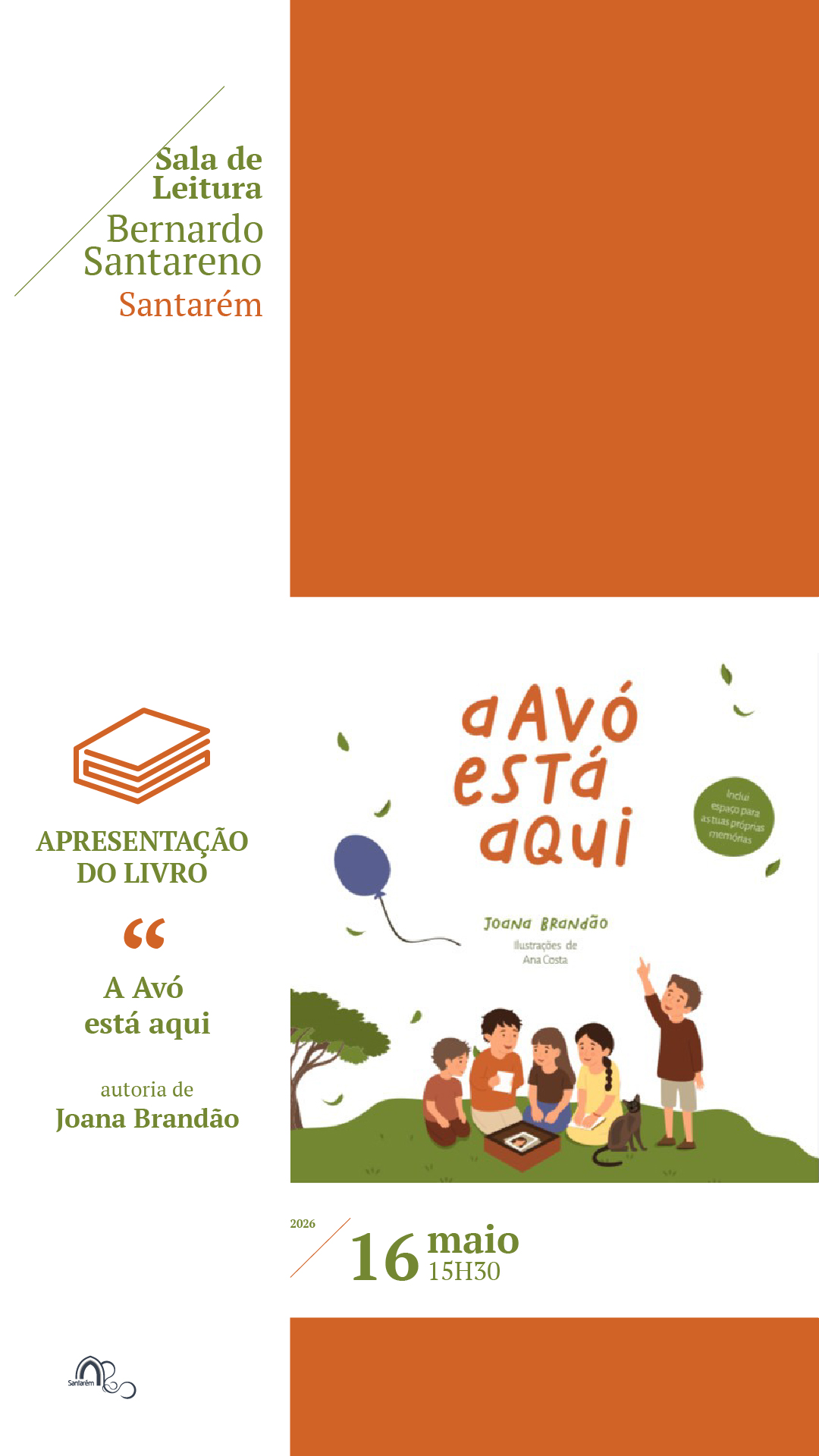 Apresentação do livro "A avo está aqui"